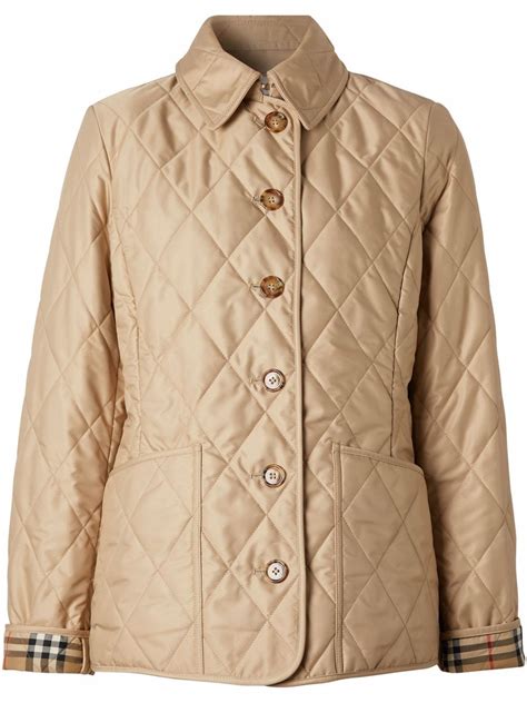 women's quilted burberry jacket|Burberry quilted jacket outlet.